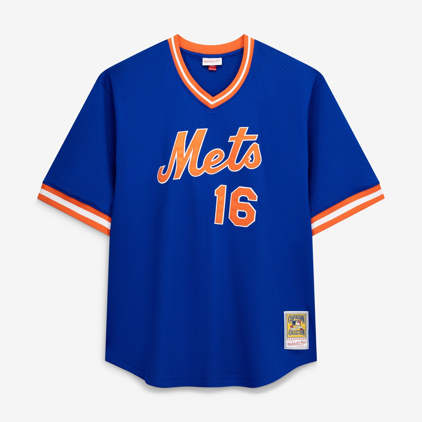 Dwight Gooden New York Mets Profile Big &amp;amp; Tall Cooperstown Collection Mesh Batting Practice Jersey - Royal