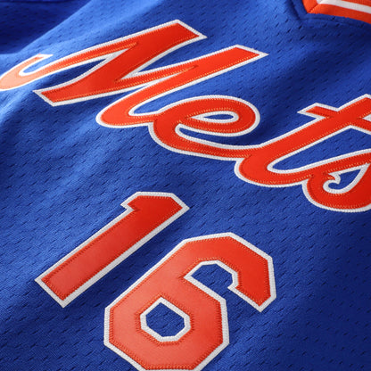 Dwight Gooden New York Mets Profile Big &amp;amp; Tall Cooperstown Collection Mesh Batting Practice Jersey - Royal