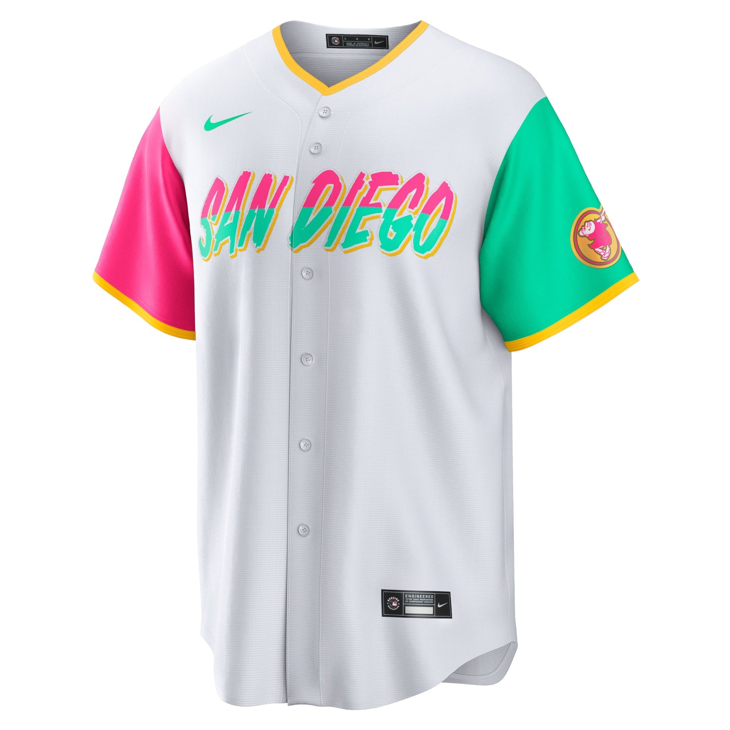 San Diego Padres Nike City Connect Replica Team Jersey - White