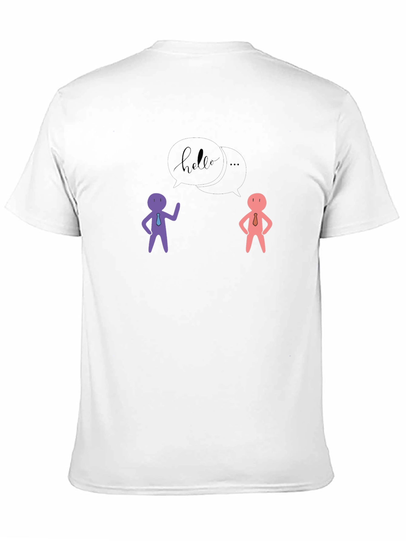 Hello People Black Graphic Tee