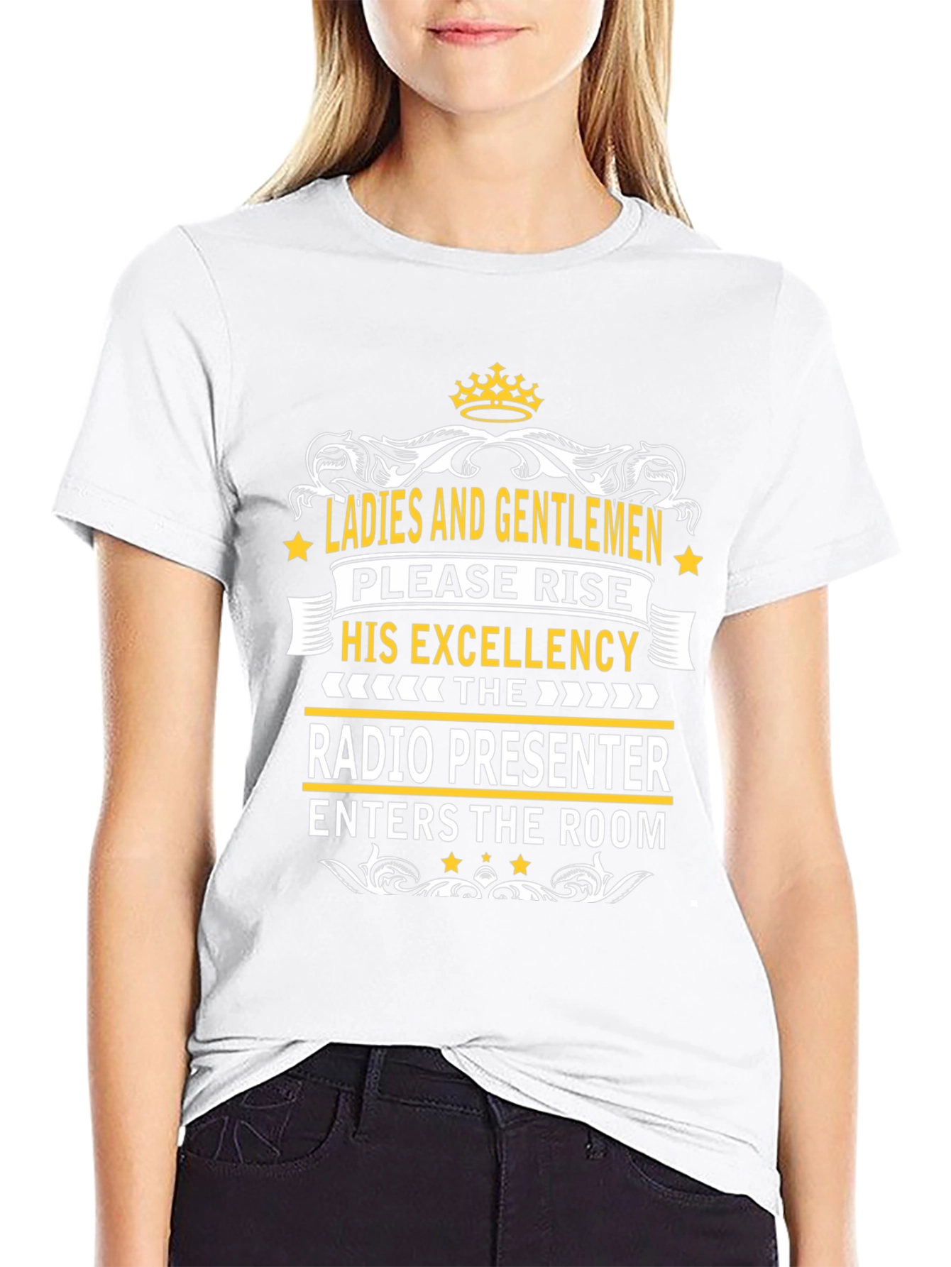 Radio Presenter Tee - His Excellency T-Shirt