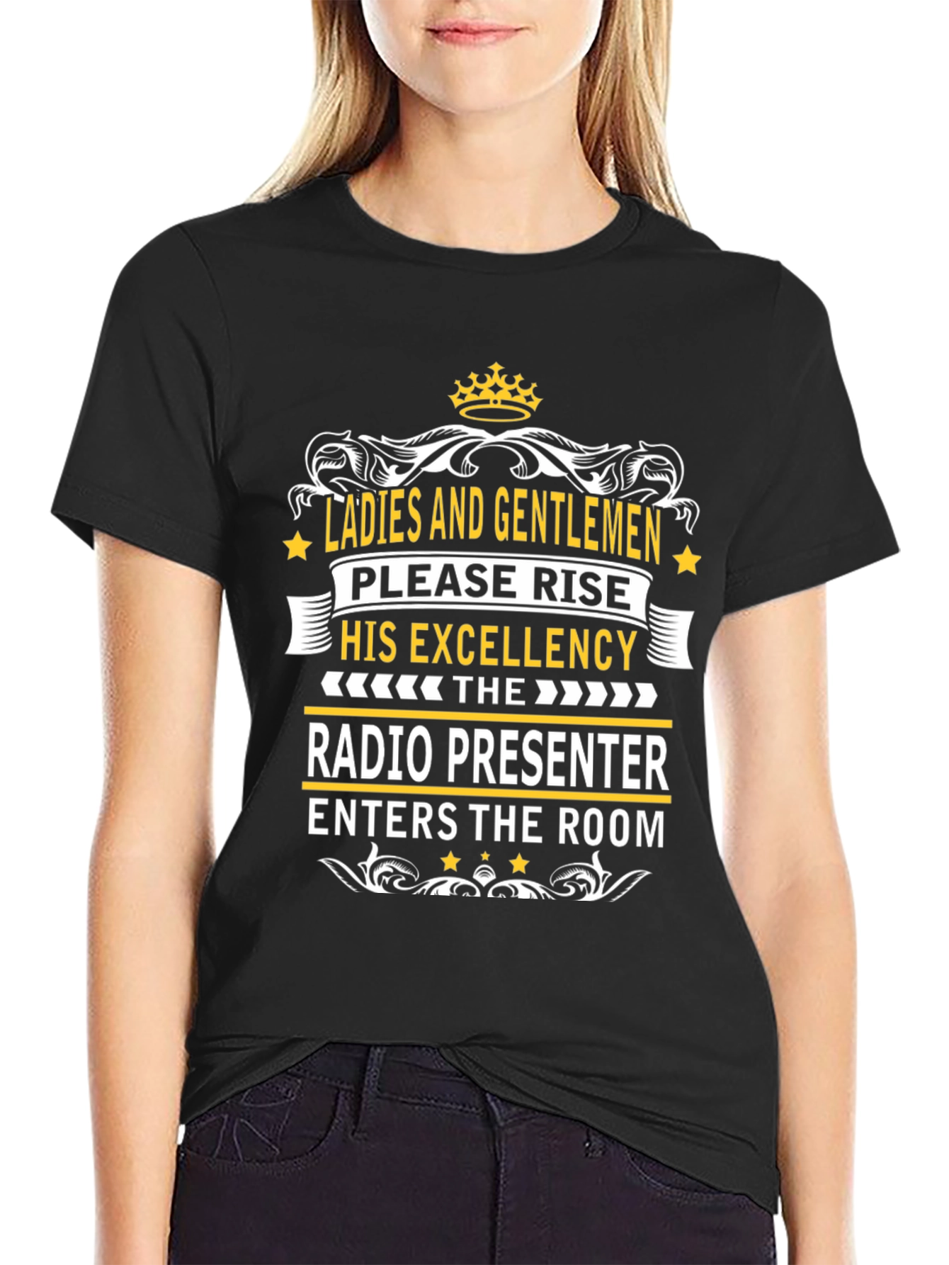 Radio Presenter Tee - His Excellency T-Shirt