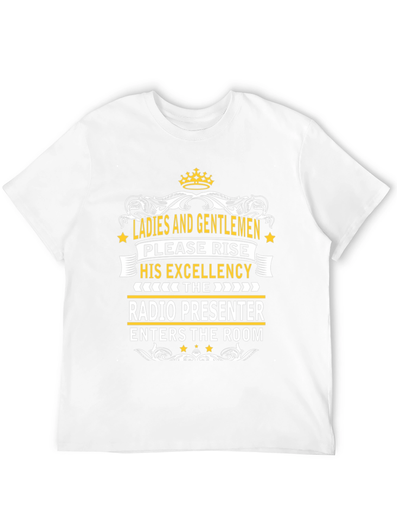Radio Presenter Tee - His Excellency T-Shirt