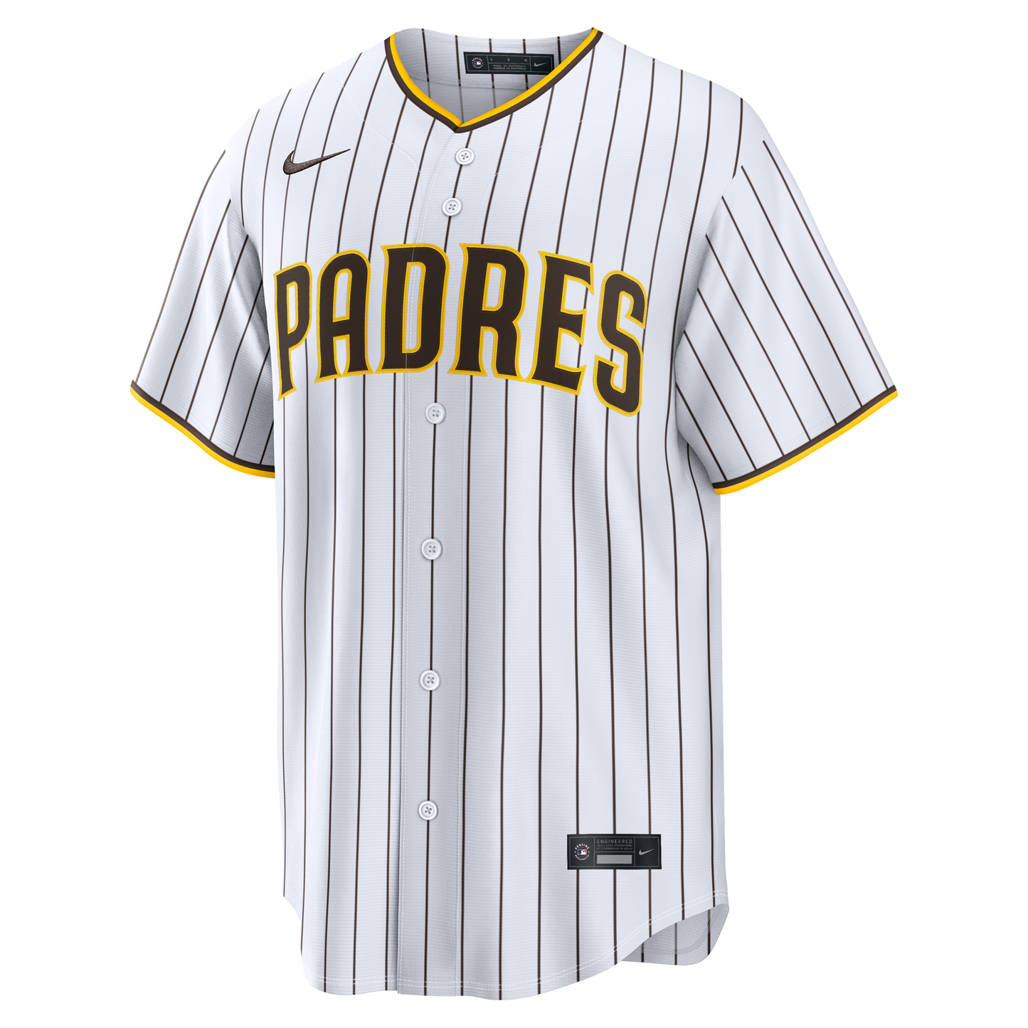 San Diego Padres Nike Home Replica Custom Jersey - White