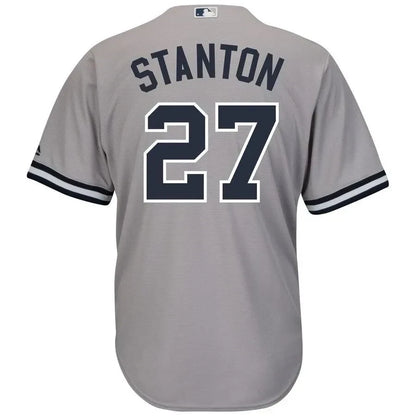 Giancarlo Stanton New York Yankees Cool Base Player Jersey - Gray