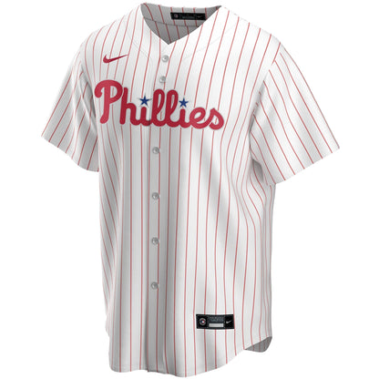 Philadelphia Phillies Kyle Schwarber 18 Home Player Name Jersey - White Jersey
