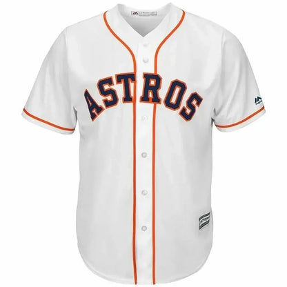 Alex Bregman Houston Astros Big And Tall Cool Base Player Jersey - White