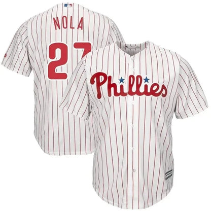 Aaron Nola Philadelphia Phillies Official Cool Base Player Jersey - White