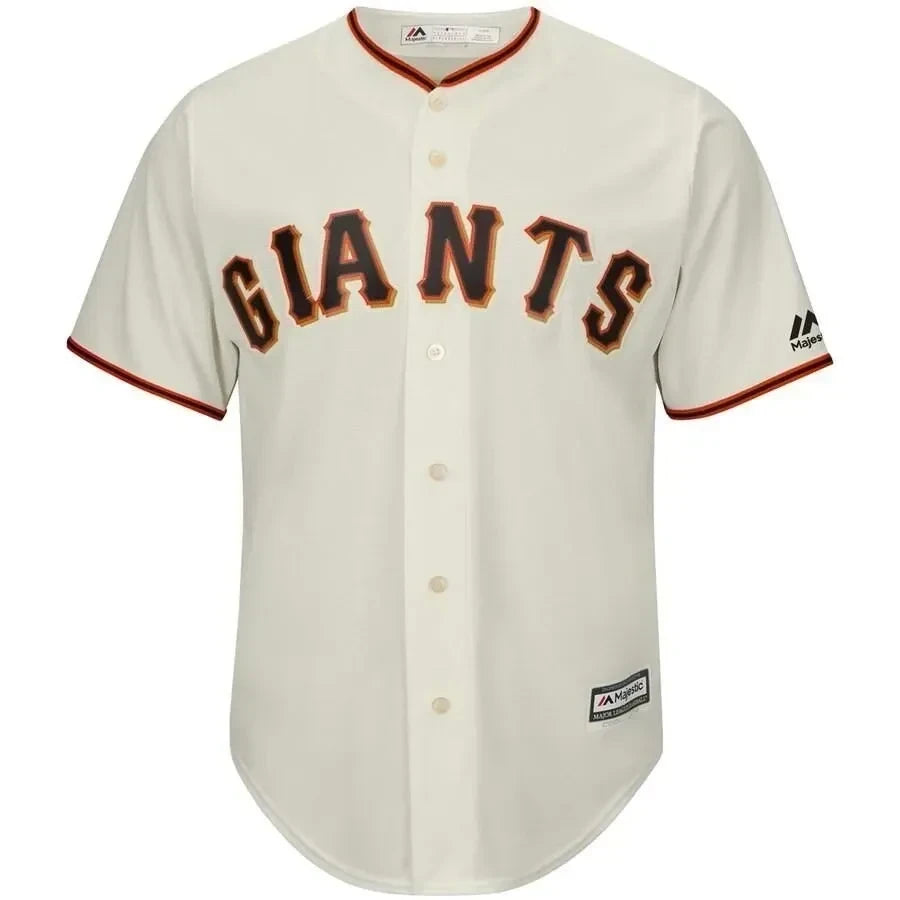 Evan Longoria San Francisco Giants Official Team Cool Base Player Jersey - Cream