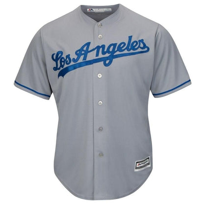 Justin Turner Los Angeles Dodgers Road Official Cool Base Player Jersey - Gray