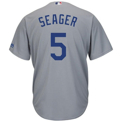 Corey Seager Los Angeles Dodgers Road Official Cool Base Player Jersey - Gray