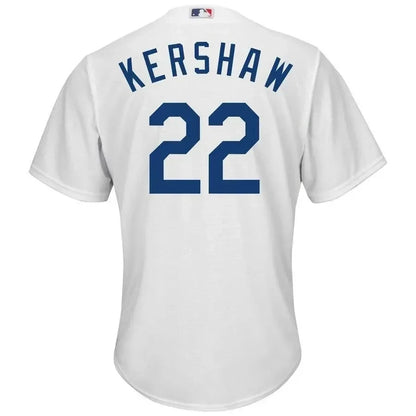 Clayton Kershaw 22 Los Angeles Dodgers Big And Tall Cool Base Player Jersey - White