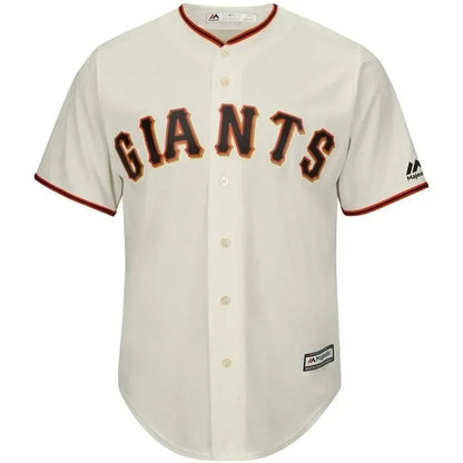Evan Longoria San Francisco Giants Official Team Cool Base Player Jersey - Cream Color