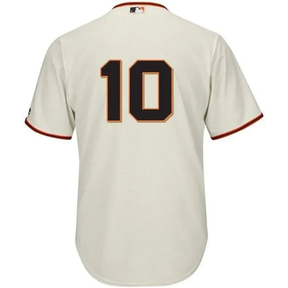 Evan Longoria San Francisco Giants Official Team Cool Base Player Jersey - Cream Color