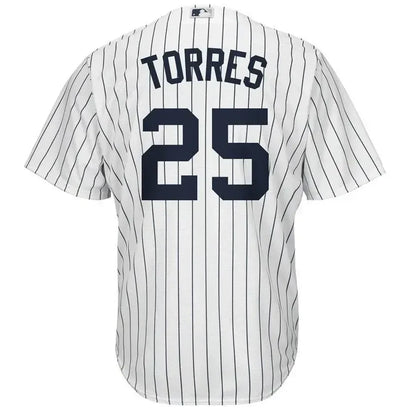 Gleyber Torres New York Yankees Home Big And Tall Cool Base Player Jersey - White Navy