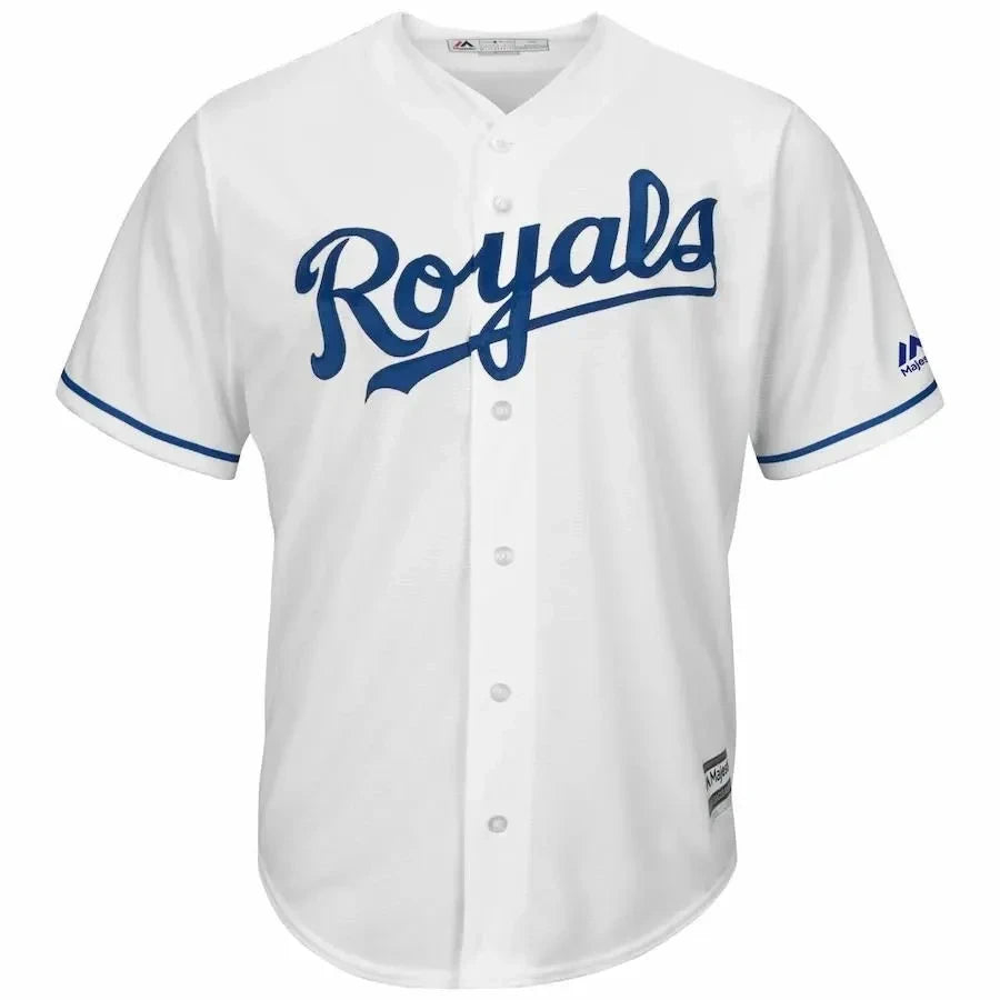 Cheslor Cuthbert Kansas City Royals Home Cool Base Player Jersey - White Color