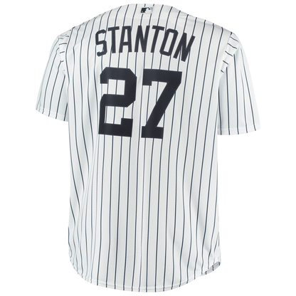 Men's Giancarlo Stanton White New York Yankees Big & Tall Player Jersey Jersey