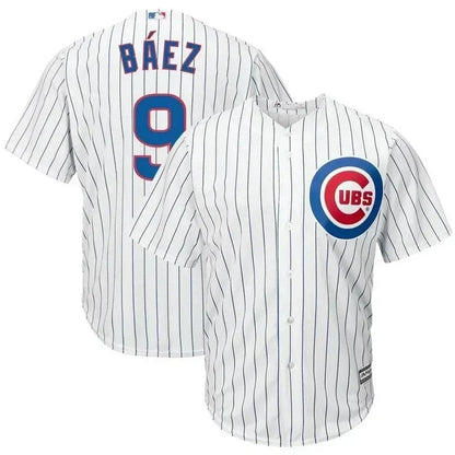 Javier Baez Chicago Cubs Cool Base Player Jersey - White