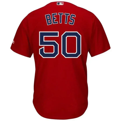 Mookie Betts Boston Red Sox Cool Base Player Jersey - Scarlet
