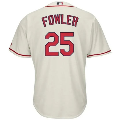 Dexter Fowler St. Louis Cardinals Alternate Cool Base Jersey - Cream