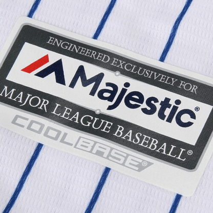 Men's White New York Mets Official Cool Base Jersey Jersey