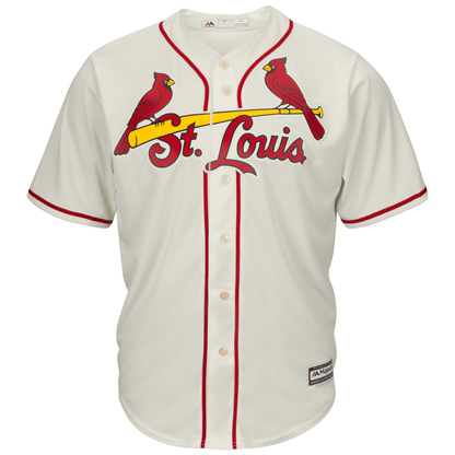 Men's White St. Louis Cardinals Official Cool Base Jersey Jersey