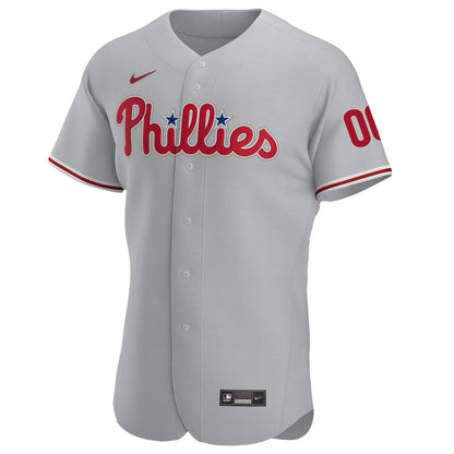 Philadelphia Phillies Kyle Schwarber 18 Road Player Name Jersey - Gray Jersey