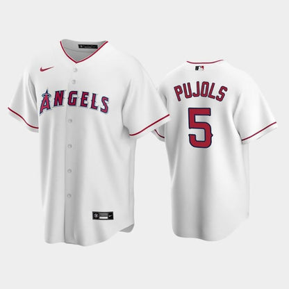5 Albert Pujols White Los Angeles Angels Home Jersey Jersey