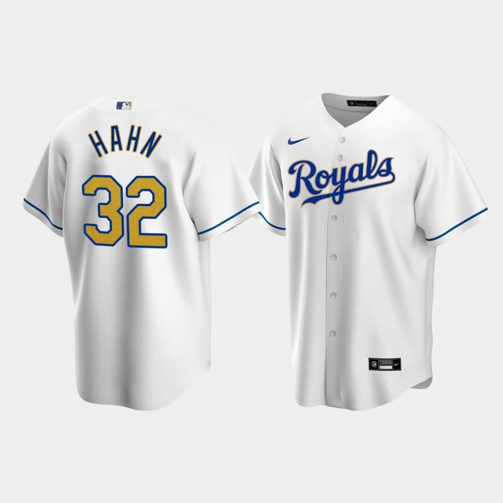 Men's Kansas City Royals Jesse Hahn 32 White Home Cool Base Jersey Jersey