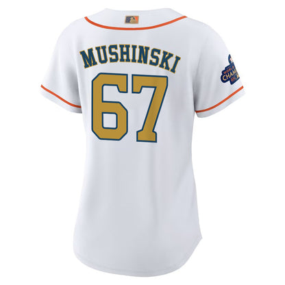 Parker Mushinski 67 Houston Astros 2023 Women Jersey - White/Gold