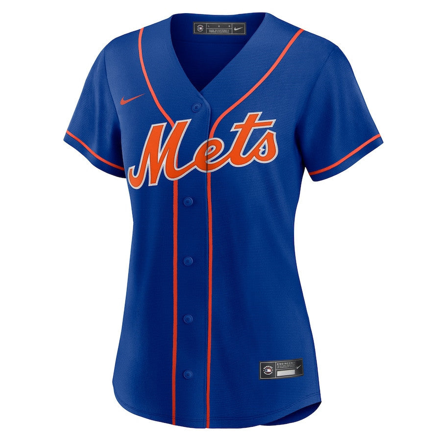 Francisco Lindor 12 New York Mets Alternate Women Jersey - Royal