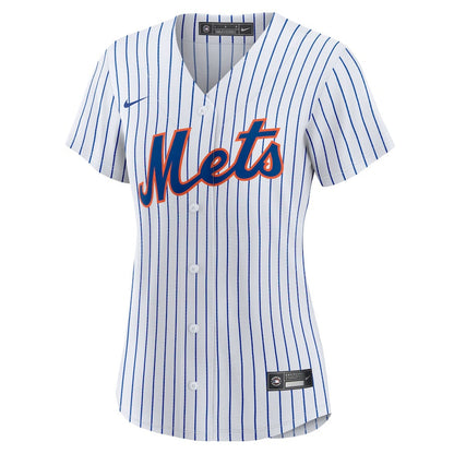 Francisco Lindor 12 New York Mets Home Women Jersey - White