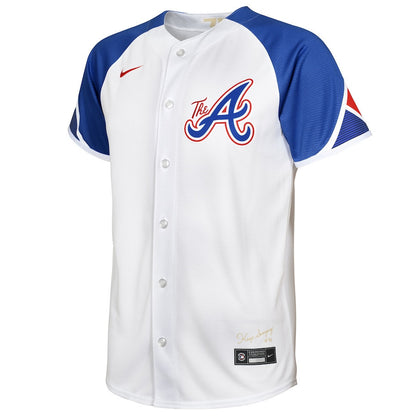 Max Fried 54 Atlanta Braves 2023 City Connect Youth Jersey - White