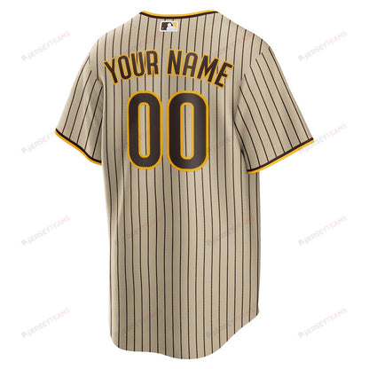 San Diego Padres Custom Alternate Men Jersey - Tan