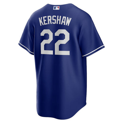 Clayton Kershaw 22 Los Angeles Dodgers Alternate Men Jersey - Navy
