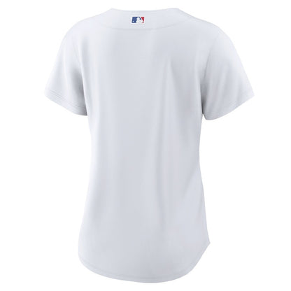 Los Angeles Dodgers Women Home Blank Jersey - White