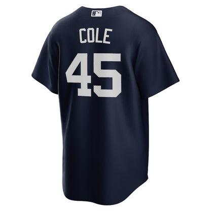 Gerrit Cole 45 New York Yankees Alternate Men Jersey - Navy