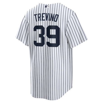 Jose Trevino 39 New York Yankees Home Men Jersey - White
