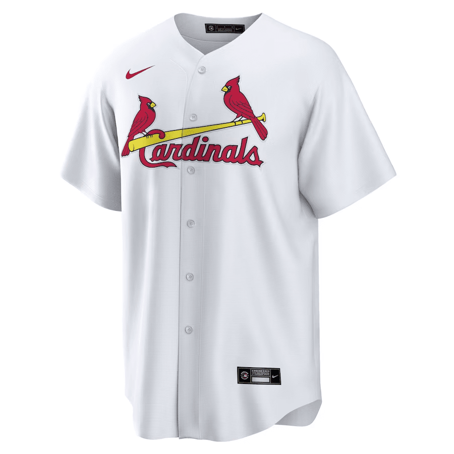 St. Louis Cardinals Home Blank Men Jersey - White