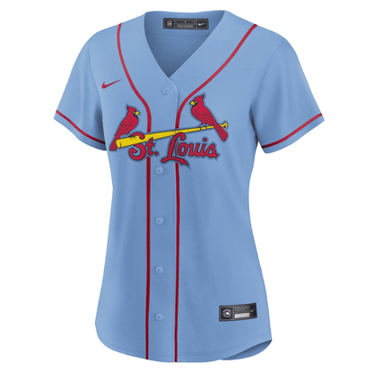 Paul DeJong 11 St. Louis Cardinals Women Alternate Jersey - Light Blue