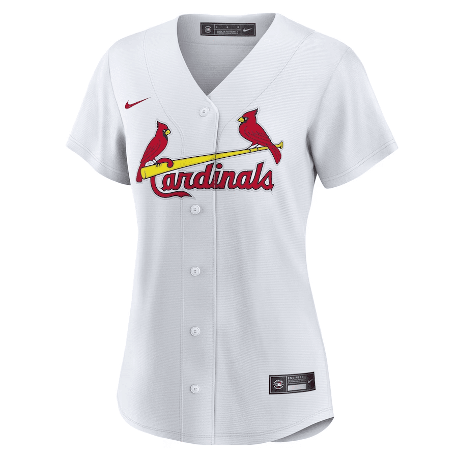 St. Louis Cardinals Women Home Jersey - White