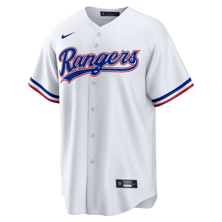 Martín Pérez 54 Texas Rangers Home Men Jersey - White