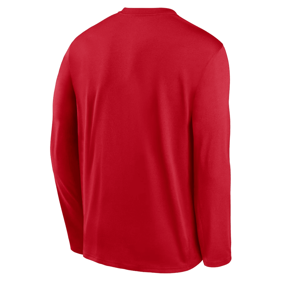 Boston Red Sox Team Logo Legend Performance Long Sleeve T-Shirt - Red