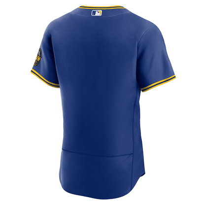 Teoscar Hernandez 35 Seattle Mariners 2023 City Connect Elite Jersey - Royal