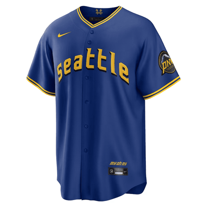 J.P. Crawford 3 Seattle Mariners 2023 City Connect Game Jersey - Royal