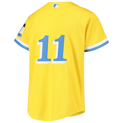Rafael Devers 11 Boston Red Sox Youth City Connect Jersey - Gold