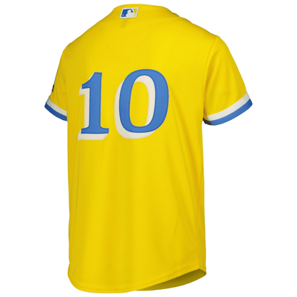 Trevor Story 10 Boston Red Sox Youth City Connect Jersey - Gold