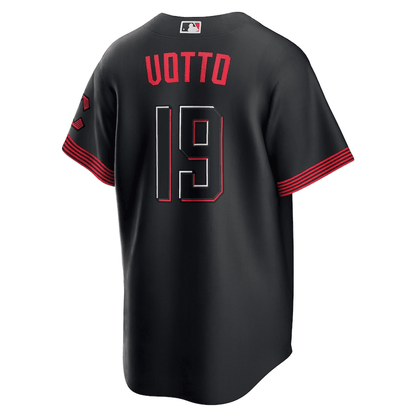 Joey Votto 19 Cincinnati Reds 2023 City Connect Men Jersey - Black