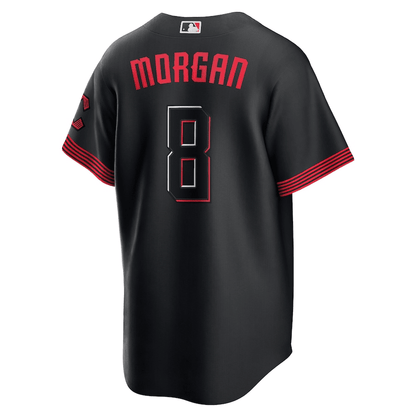 Joe Morgan 8 Cincinnati Reds 2023 City Connect Men Jersey - Black