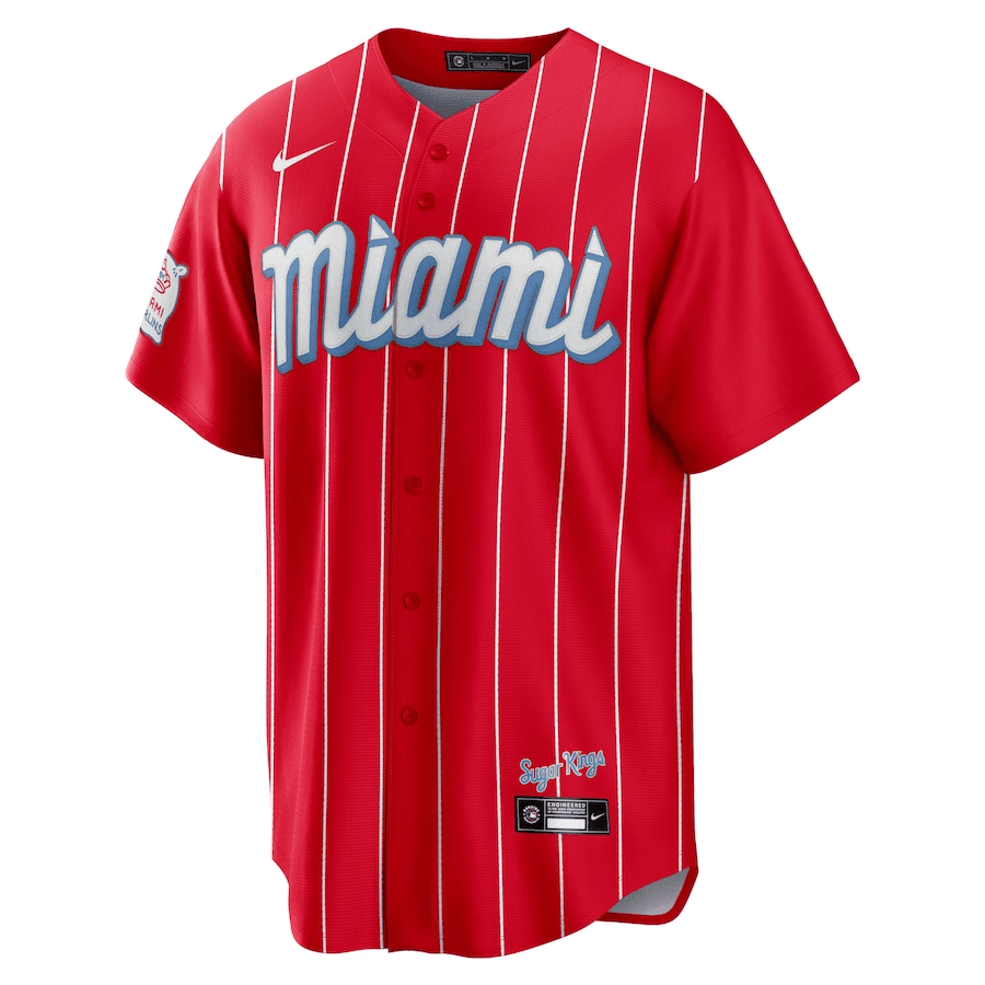 Miami Marlins City Connect Team Men Jersey - Red